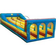 3 lanes inflatable bungee run game